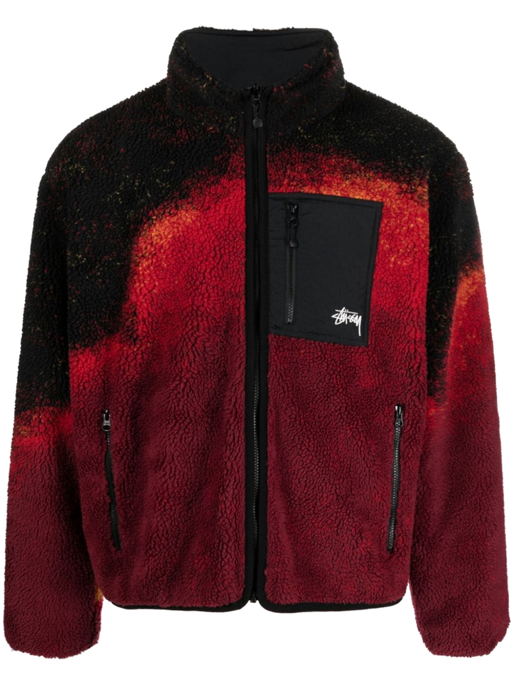 Stüssy sherpa-fleece reversible jacket