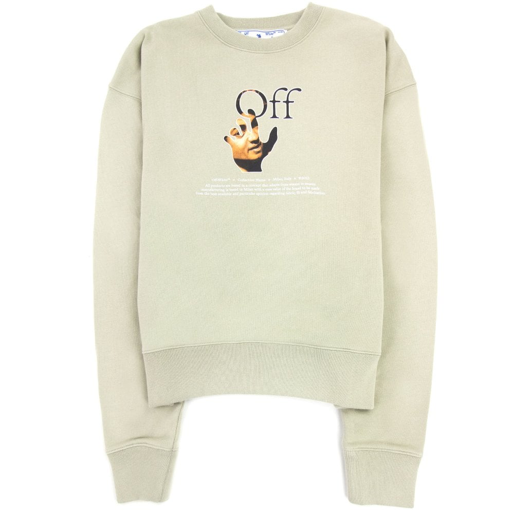 Off-White Caravaggio Hand Slim Long Sleeve Abbey Stone