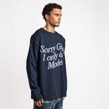 Load image into Gallery viewer, Rheborn I Only Date Models Longsleeve Navy
