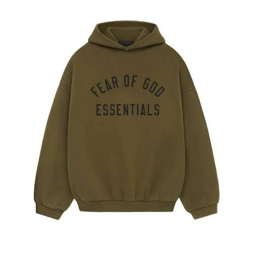 Fear of God Essentials FW24 Olive Hoodie