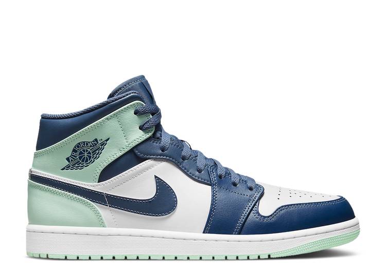 Jordan 1 Mid Mystic Navy Mint Foam