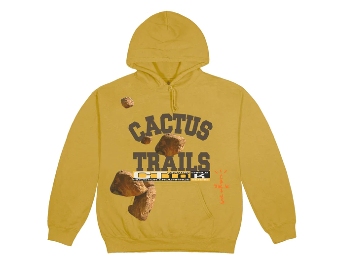 Travis Scott Boulder Varsity Hoodie Gold