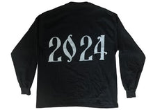 Load image into Gallery viewer, Kanye West Bullseye DONDA Chicago Listening Event L/S T-shirt Black
